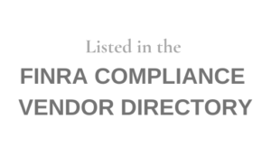 Listed in the FINRA COMPLIANCE DIRECTORY