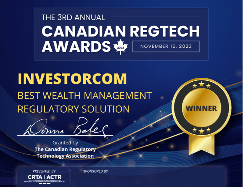 Canadian RegTech Awards 2017